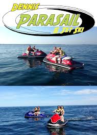 Parasailing usually costs about $80 per person but can go as high as $150 for a single rider. Dennis Parasail Jet Ski Is Offering Half Price 60 Minute Two Person Jet Ski Rental