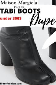 Maison Margiela Tabi Boots Dupe Definitely A Save Fashion Blog In 2020 Fashion Boots Heels Boots Tabi Shoes