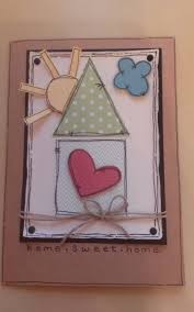 When you make cards at homes, you add a personal touch to it. New Home Card Cards Handmade Card Making New Home Cards