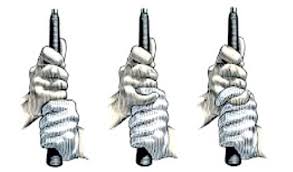 From golf pride to winn to jumbomax, finding the right materials, size and texture for your golf grips. How To Hold A Golf Club Proper Way To Hold Your Golf Grip To Swing Your Golf Club Right Handed
