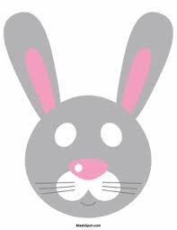 Dove mask coloring page | free printable coloring pages. Printable Rabbit Mask