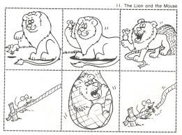 Fairy Tales Kindergarten Nana Lion And The Mouse Fairy Tales Kindergarten Fairy Tales Sequencing