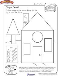 Shape Search Free 1st Grade Math Worksheet Shapes Worksheets Preschool Worksheets Shapes Preschool