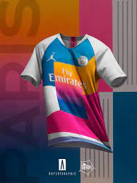 Kylian mbappe #7 paris saint germain psg jordan third jersey fan stadium edition 2021 jaysgear. 4 Unique Paris Saint Germain 2019 Concept Kits By Rupertgraphic Footy Headlines Sports Jersey Design Sports Uniform Design Paris Saint Germain