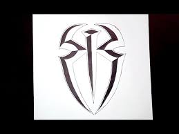 Roman reigns logo w, papers, w, paper cave. How To Draw The Roman Reigns Logo Logo Drawing Youtube