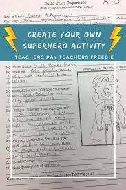 This Resource Guides Students As They Create Their Own Superhero In A Creative Create Your Own Superhero Creative Writing Activities Teaching Creative Writing