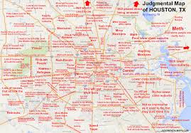 Judgmental Maps Houston Tx By Jr Ewing 78 Jr Ewing 78 Copr Houston Map Houston Neighborhoods Map