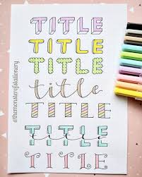 Bullet journaling, also known as bujo, has taken over social media as the trendy way to plan what is a bullet journal? Bullet Journal Fonts The Best Free Hand Lettering Worksheets Included
