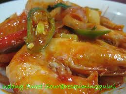 Bahan ini hendaklah di blender. Udang Sweet Sour Blog Resepi Masakan