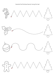 Get The Kids Tracing Lines To Match The Decoration To The Tree Once That S All Done T Christmas Worksheets Christmas Kindergarten Tracing Worksheets Preschool