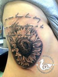 You Never Know How Strong You Are Until Being Strong Is The Only Choice You Have Quote And S Sunflower Tattoos Sunflower Tattoo Thigh Sunflower Tattoo Sleeve
