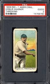Rare honus wagner 1909 baseball card sold for record $2.8 million. 1909 11 American Caramel E90 1 Honus Wagner Throwing Psa Cardfacts