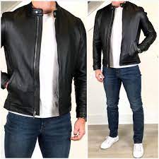 Chrismehan A Publie Du Contenu Sur Son Profil Instagram Breaking Out The Black Leather Jacket Which Way Leather Jacket Men Going Out Outfit Mens Outfits
