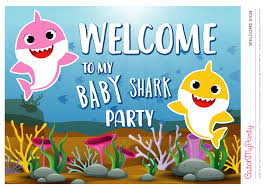 Baby shark and pinkfong coloring pages for kids. Download These Free Baby Shark Party Printables Catch My Party