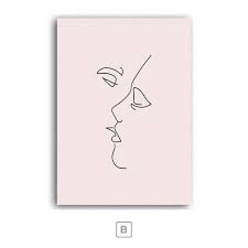 Black And White Line Art Canvas Pin On Aesthetics