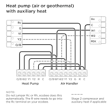 The most important thing is that the same color wire is connected to the same letter or number on the control board and the thermostat. Ecobee3 Lite Wiring Diagrams Ecobee Support