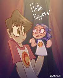 Hello Puppets By Shadowsinthehouse On Deviantart Hello Poppet Geek Games Hat In Time