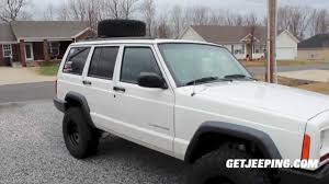 Jeep cherokee 1995, sport rear lifted leaf spring by skyjacker®. How To Install Rough Country 3 Suspension Lift Kit On 1984 2001 Jeep Cherokee Xj Getjeeeping Youtube