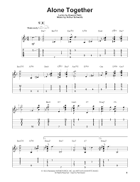 Alone together chords by dan + shay. Sheet Music Digital Files To Print Licensed Howard Dietz Digital Sheet Music