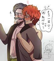 2boys age difference cinnamon apple boi fire emblem fire emblem:  three houses hanneman von essar japanese text male only nintendo sylvain  jose gautier text translation request yaoi 