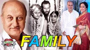 Very interesting facts about anupam kher first (1st) movie. Anupam Kher Family With Parents Wife Son Brother Youtube