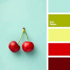Great collection of red color palettes with different shades. Bright Red Color Palette Ideas
