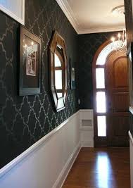 Black And White Wall Stencil Designs Pin By Kiana Clifton On Future Home Home House Royal Design Studio