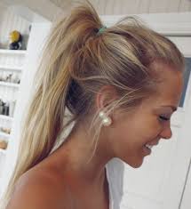 Tumblr hairstyles for short hair! Cute Messy Ponytail For Girls Easy Hairstyle For Sports Hairstyles Weekly