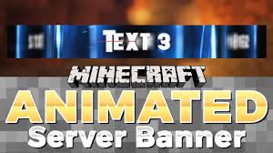 Download and use it for your personal or . 3d Epic Minecraft Server Banner Template Gif The Cube Youtube