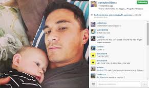 Sonny bill williams and candice warner were caught in an infamous 'toilet tryst' in 2007. Sonny Bill Williams Expected To Miss The Birth Of His First Child Daily Mail Online