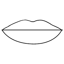 This means you should leave space good job! How To Draw Lips Really Easy Drawing Tutorial