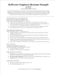When writing your software engineer cv, focus on your experience working with software and your technical skills in programming and design. Software Engineering Resume Format Templates At Allbusinesstemplates Com