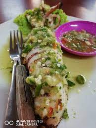 Resepi sotong bakar ala thai sedap dan simple cara masak hamizah kitchen. Sotong Bakar Sos Hijau Thai Kerang Seri Nara Burger Facebook