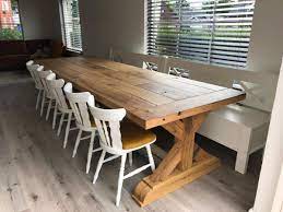 eettafel bordeaux oud is nieuw tafel ontwerp tafel maken rustieke eettafel