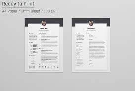 What makes a great resume and cover letter? Free Resume Cv Design Template Cover Letter In Doc Psd Ai Indd Good Resume
