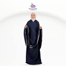 Jual DEARY CASTLE DAILY Mukena Deena 2in1 Katun Renda Travelling