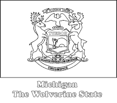 Hi everyone , our newly posted coloringsheet that you coulduse with is state flag of michigan coloring page, published under state flagcategory. Large Printable Michigan State Flag To Color From Netstate Com