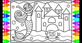 How To Draw A Mermaid For Kids Mermaid Drawing For Kids Mermaid Coloring Pages For Kids Best Co In 2020 Mermaid Coloring Book Mermaid Coloring Mermaid Coloring Pages