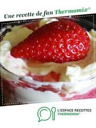 Tiramisu Aux Fraises Verrine Recette Recette Thermomix Dessert Tiramisu Fraise Recette
