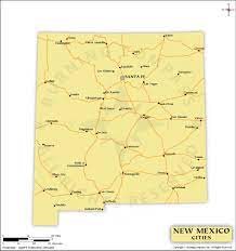 New Mexico Map With Towns New Mexico Cities Map, Map Of New Mexico With Cities