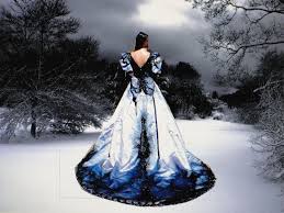 Gothic Black And Blue Wedding Dresses Vintage Hand Dyed And Painted Upcycled Gothic Wedding Gown In Metalic Blue And Charcoal Black Labled Black Wedding Dresses Gothic Wedding Dress Gothic Wedding