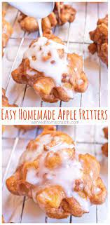 Easy Homemade Apple Fritters Recipe Easy Baking Apple Recipes Baking Recipes