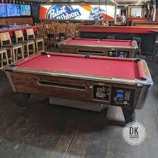 Underground Pub 2 Burgundy Refelts Billiards Dkbilliards Playpool Mancave Gameroom Pooltable Pool Table Billiards Play Pool