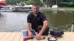 The solar trickle charger converts solar energy into stored battery energy. Lake Lite 12v Boat Lift Solar System Wiring Instructions Youtube