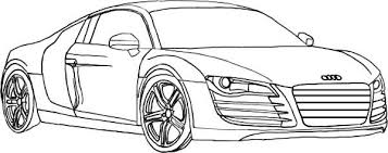 Das kind wird sich noch mehr dafür interessieren, genau die modelle zu malen, die es im alltag sieht. Audi R8 Coloring Pages Audi R8 Schwarz Audi Malvorlagen Fur Kinder