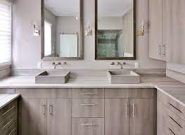 With durability of laminate you get the look and feel real wood. Bathroom Vanities Viking Kitchen Cabinets