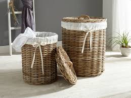 Waschekorb Set Koboo Stabiles Korb Set In Modernem Koboo Grey Mit Abnehmbaren Deckel Und Cremefarbener St Waschekorb Rattan Waschekorb Waschekorb Geflochten