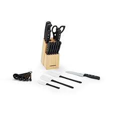 Check spelling or type a new query. Farberware 22 Piece Never Needs Sharpening Triple Rivet Knife And Tool Set Amazon In Home Kitchen