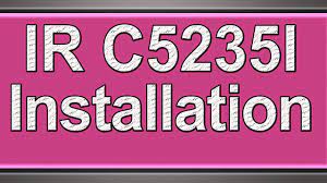 This is a ps printer driver. Canon C5235i Installation Youtube