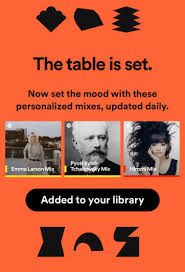 Spotify knows that when you have friends over for dinner and some drinks, you will need music: Spotify Launches Only You A Curated Collection Of Music For You The Wonder Of Tech